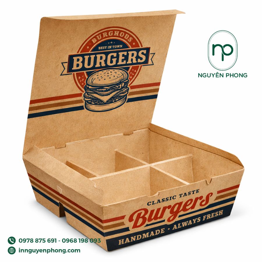 In hộp đựng đồ ăn theo yêu cầu tại TPHCM